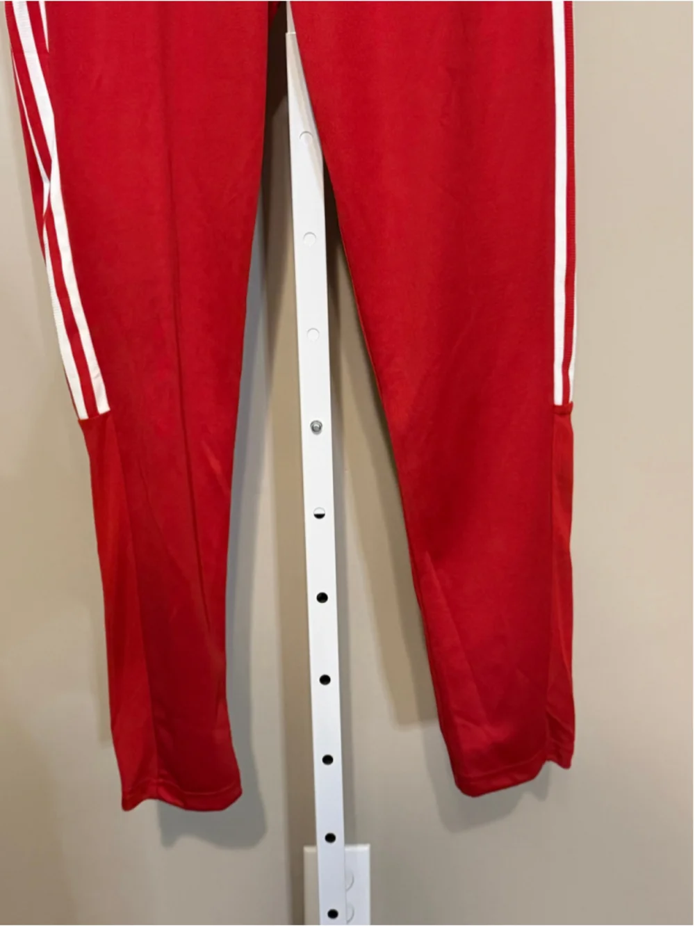 Men's Adidas Tiro Track Pants Size M Red and White